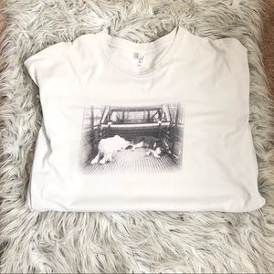 Mens American apparel country tee